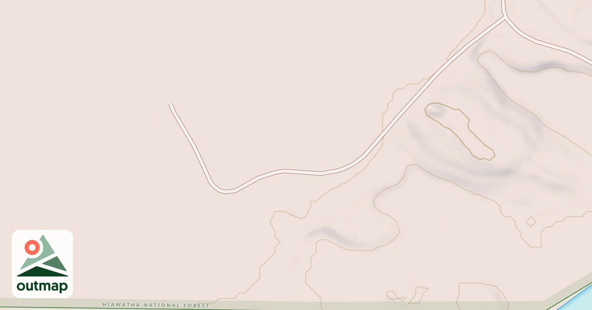 Map of GAMBLE LAKE SPUR A