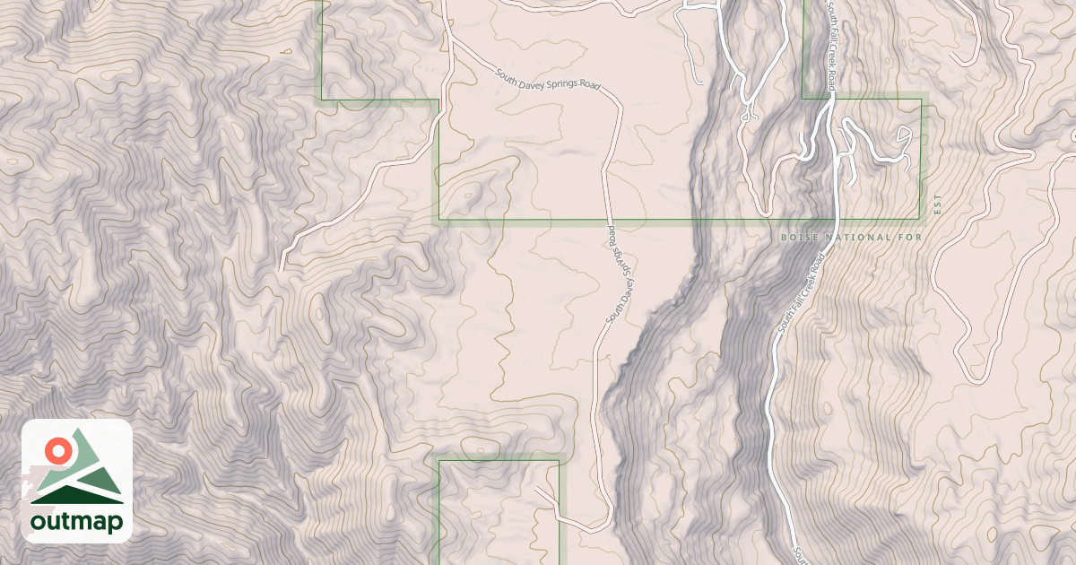 Map of CASTLE CREEK