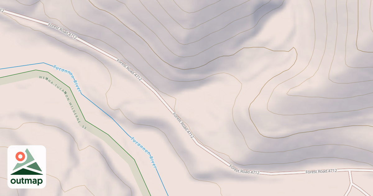 Map of UPPER TUCANNON ROCK PIT