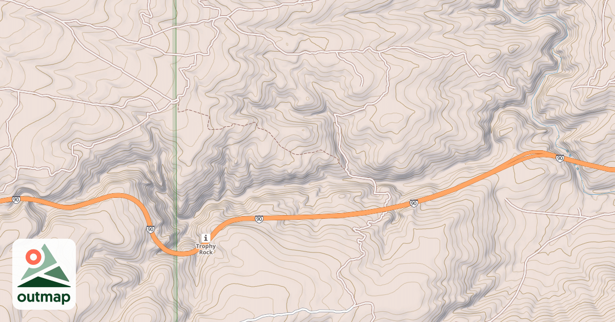 Map of Homestake Creek Trail