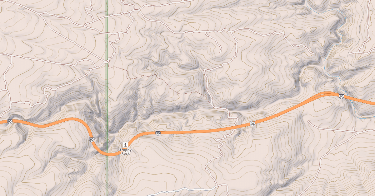 Map preview of Homestake Creek Trail
