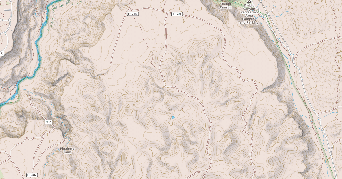 Map preview of USFS Motor Vehicle Use Map Roads {6E1A5DFD-923B-437F-AEFF-E1C8D5E6A2EB}
