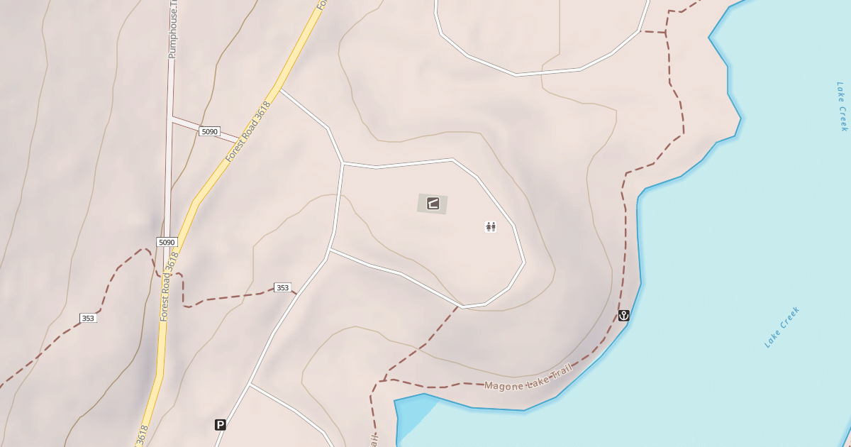 Map preview of MAGONE DAY USE AREA RD CG MRS