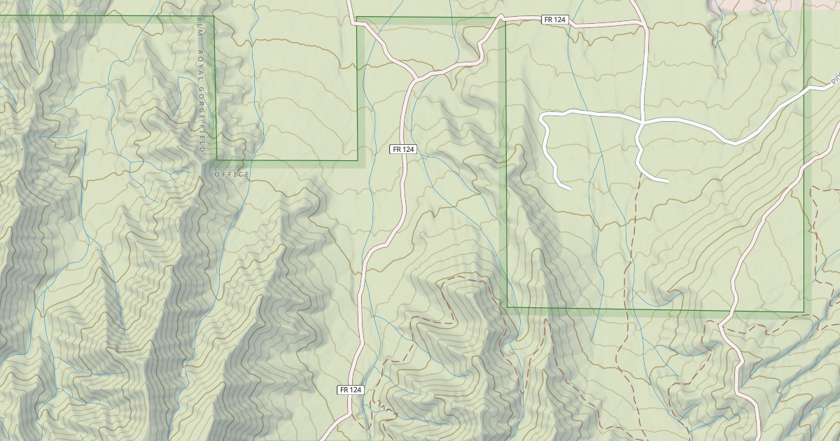 Map preview of BLM National GTLF Public Motorized Roads 15b548ce-fe19-475e-9d88-d290bba459bc
