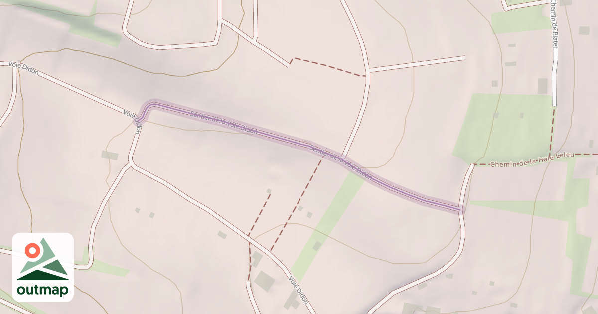 Map of Sentier de la Voie Didon