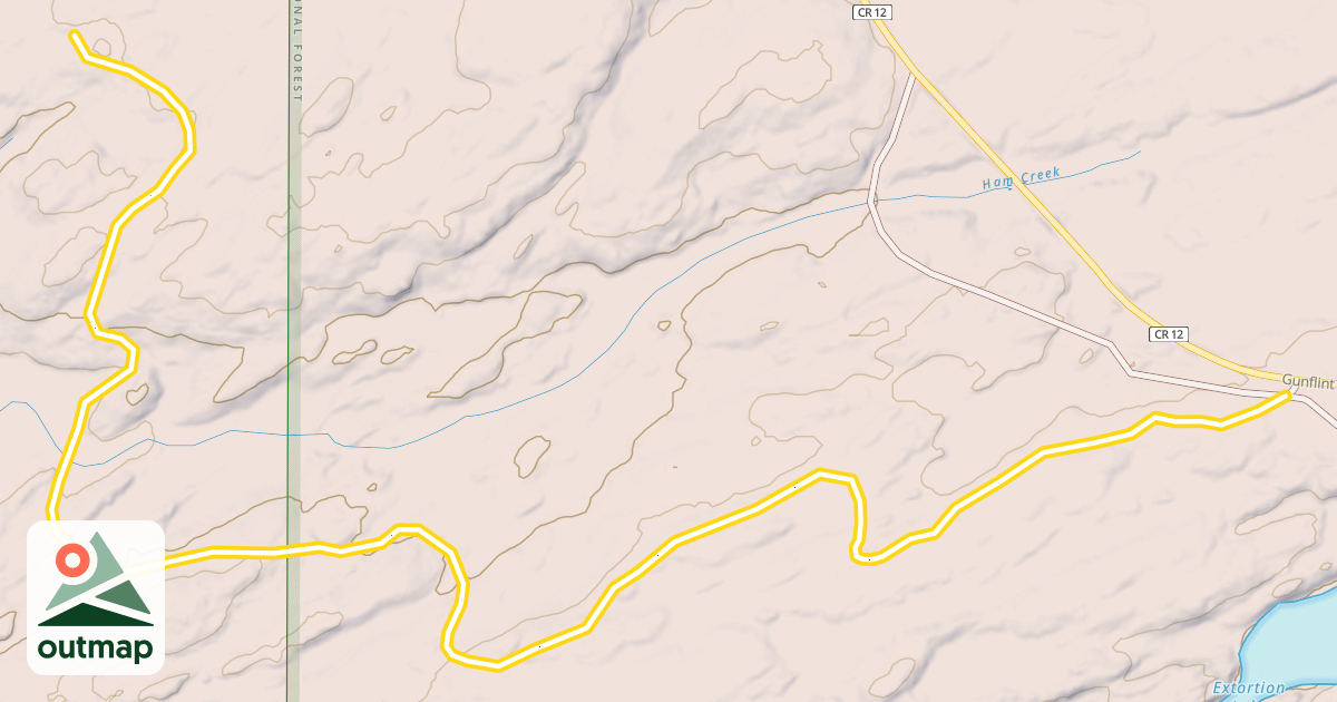 Map of North Star Trail