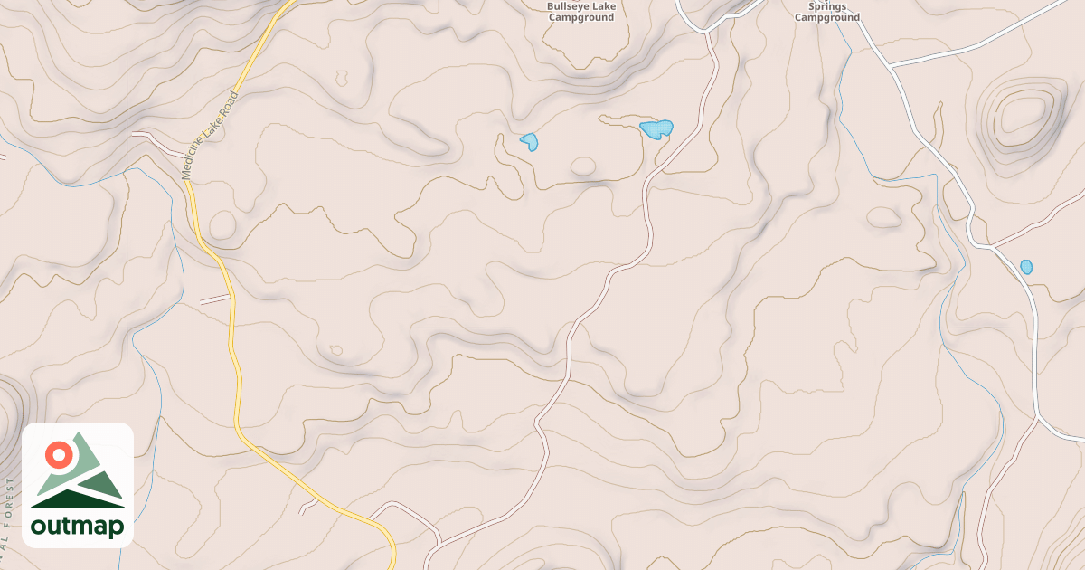 Map of BLANCH LAKE