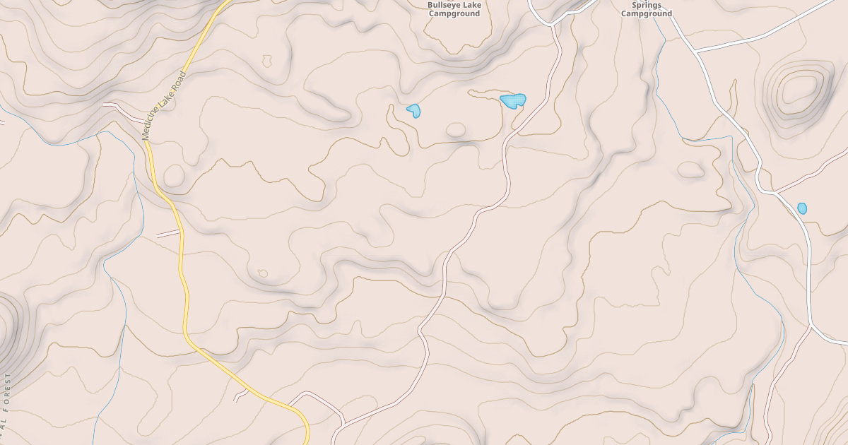Map preview of BLANCH LAKE