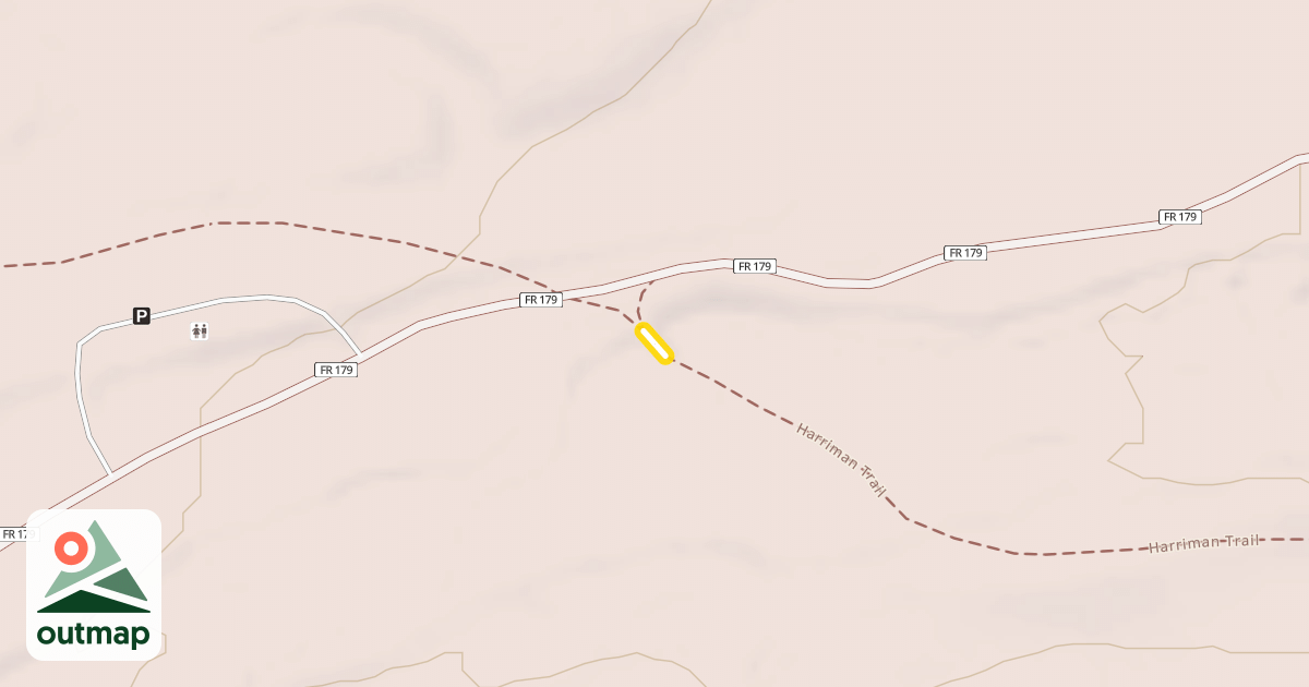 Map of Harriman Trail