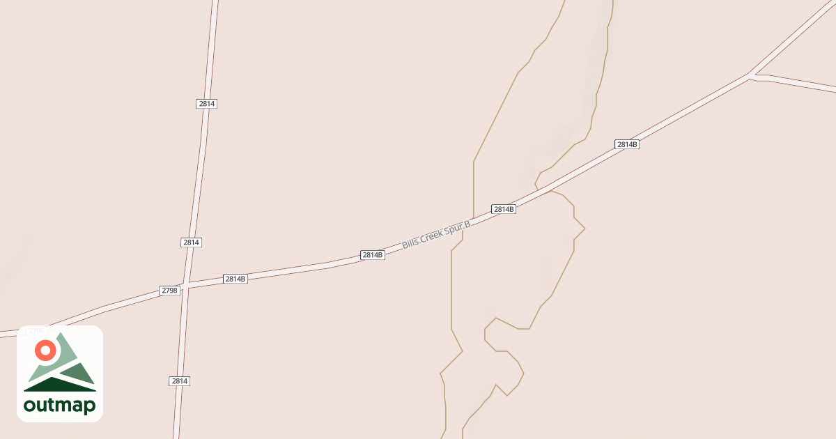 Map of BILLS CREEK SPUR B