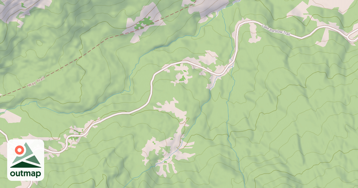 Map of Lake Barstow