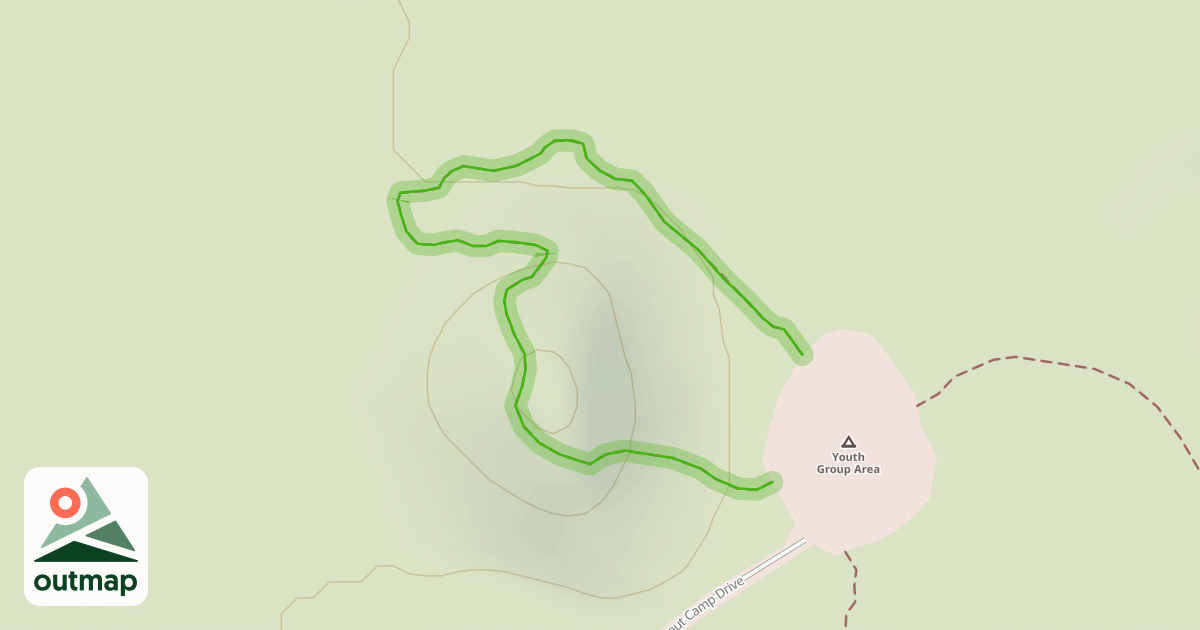 Map of Eagle Trail (Youth Groups Only)