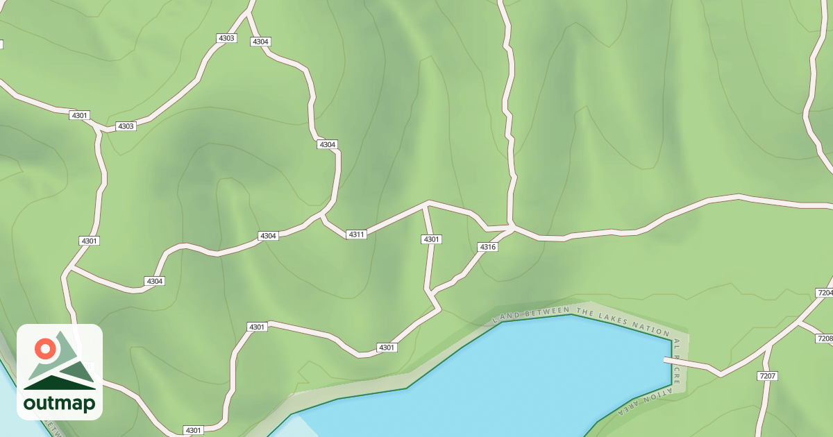 Map of USFS Motor Vehicle Use Map Trails 19761