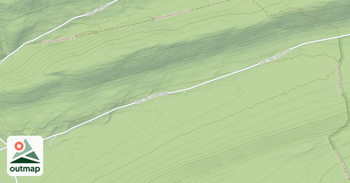 Map of Bald Eagle State Forest Snowmobile Trails