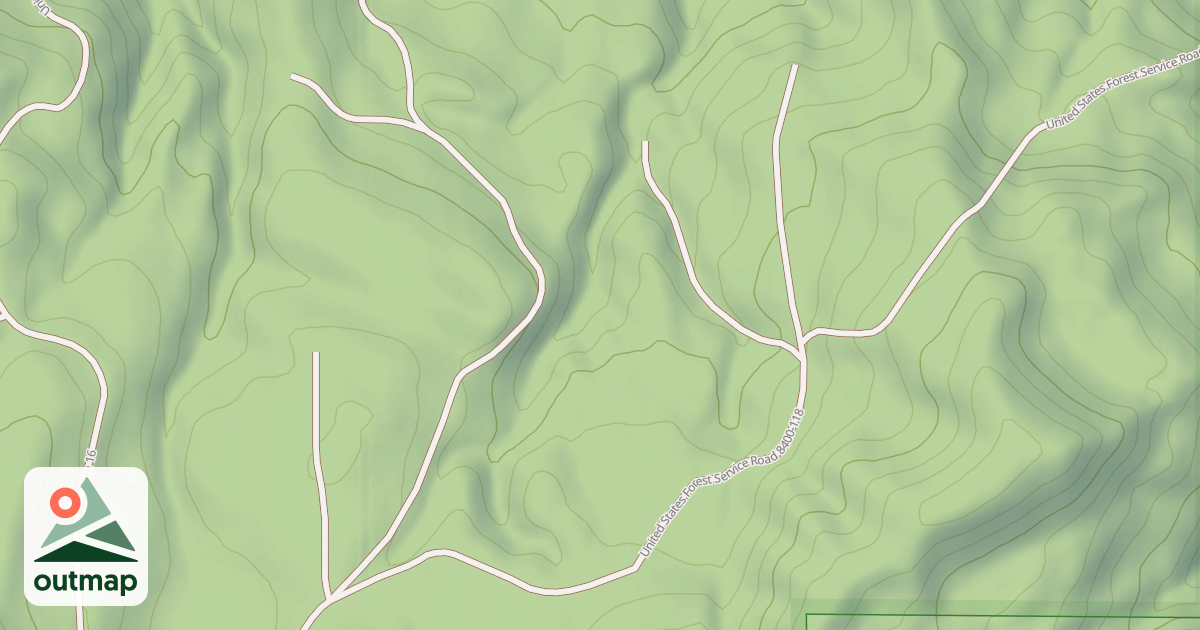 Map of USFS National Forest System Roads {63CCE36A-8D5C-427B-B874-7F8981541027}