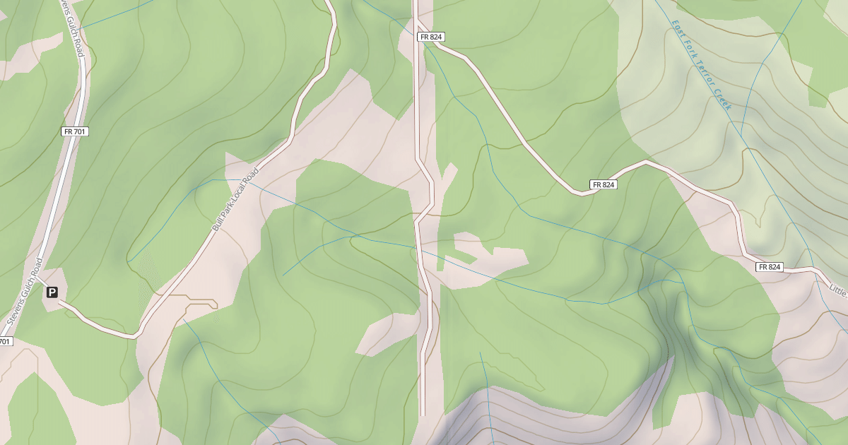 Map preview of POWERLINE SPUR