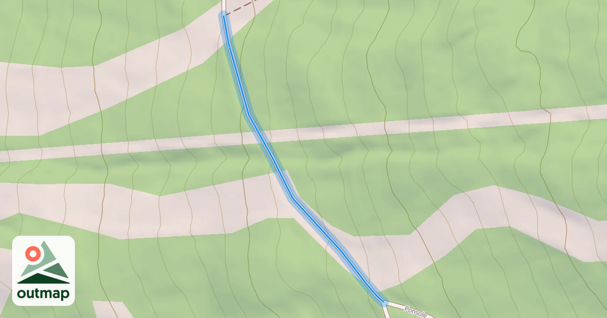 Map of Chemin de Ponsole