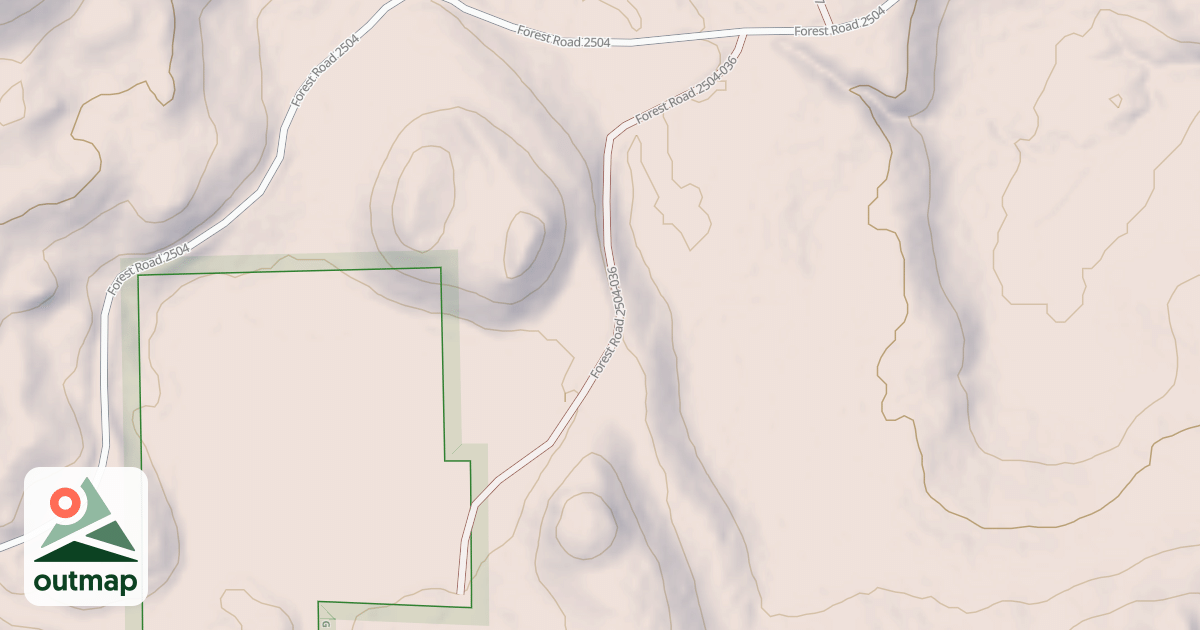 Map of AMES RANCH ROAD
