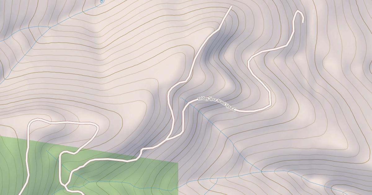 Map preview of FRIDAY SPUR