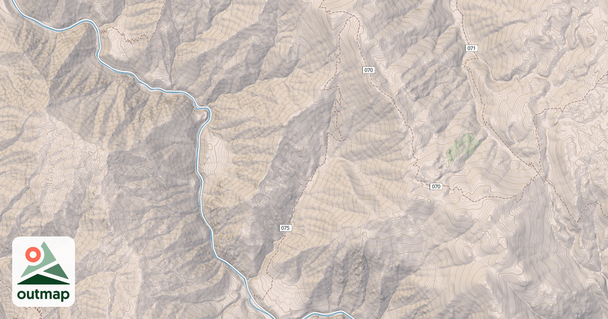 Map of Deadman Creek