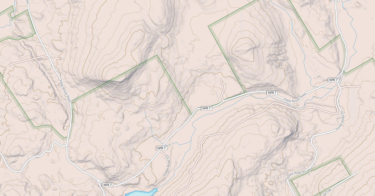 Map preview of PATTE MILL BROOK