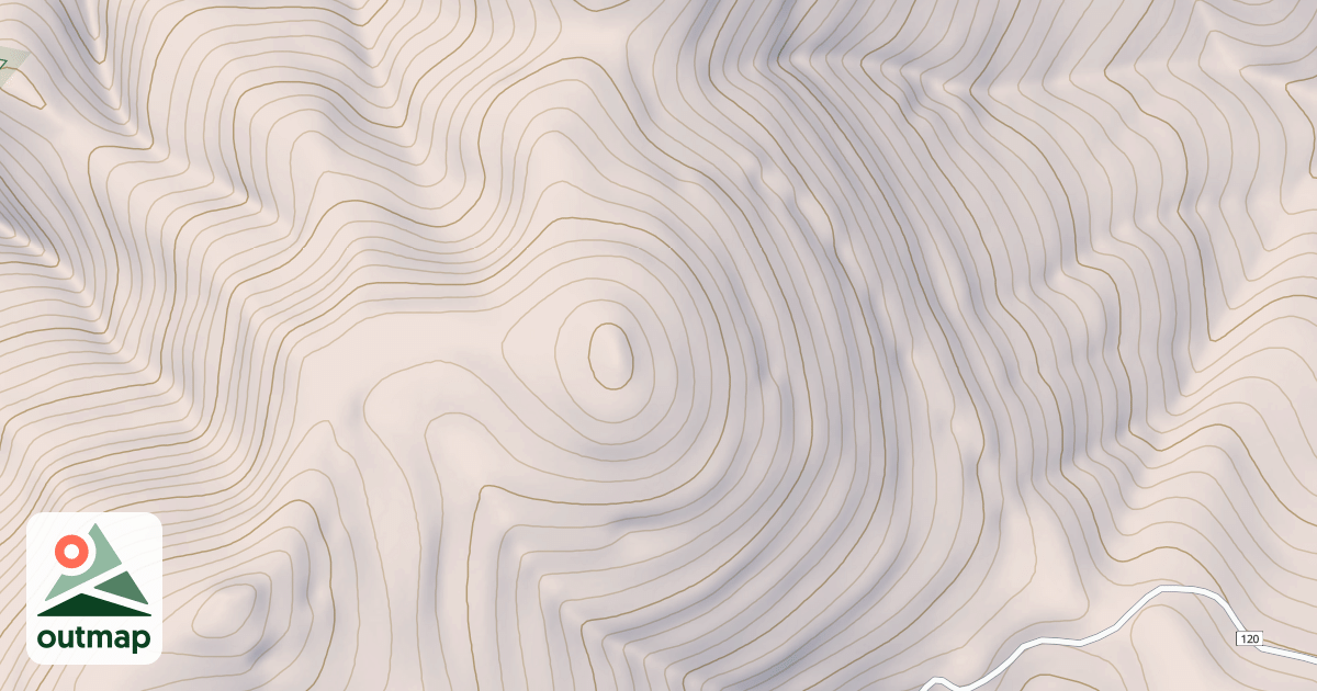 Map of ANDERSON PEAK