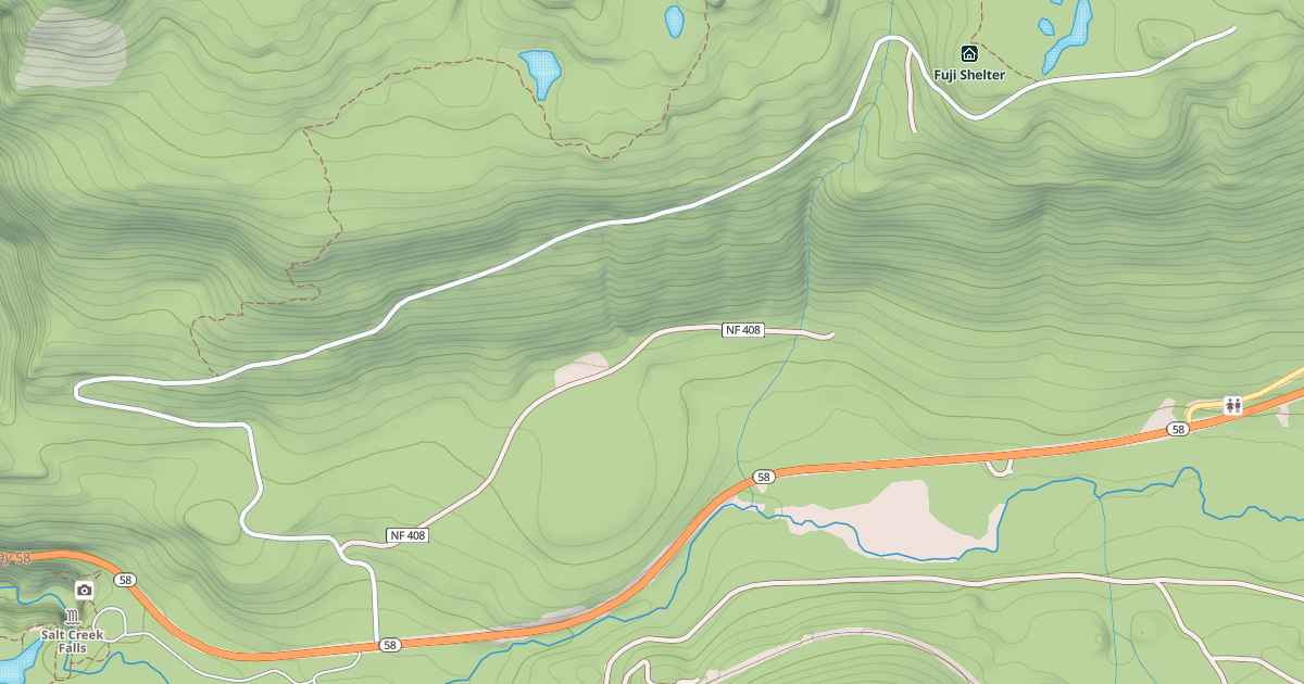 Map preview of FUJI CREEK ROAD