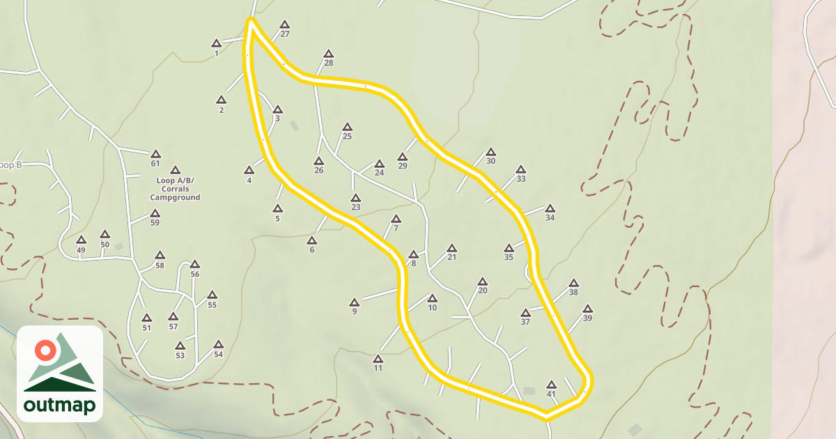 Map of Loop A