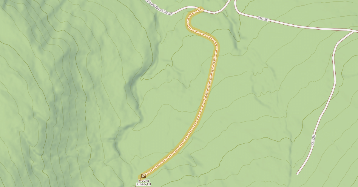 Map preview of Hubbard Brook Road XH22F
