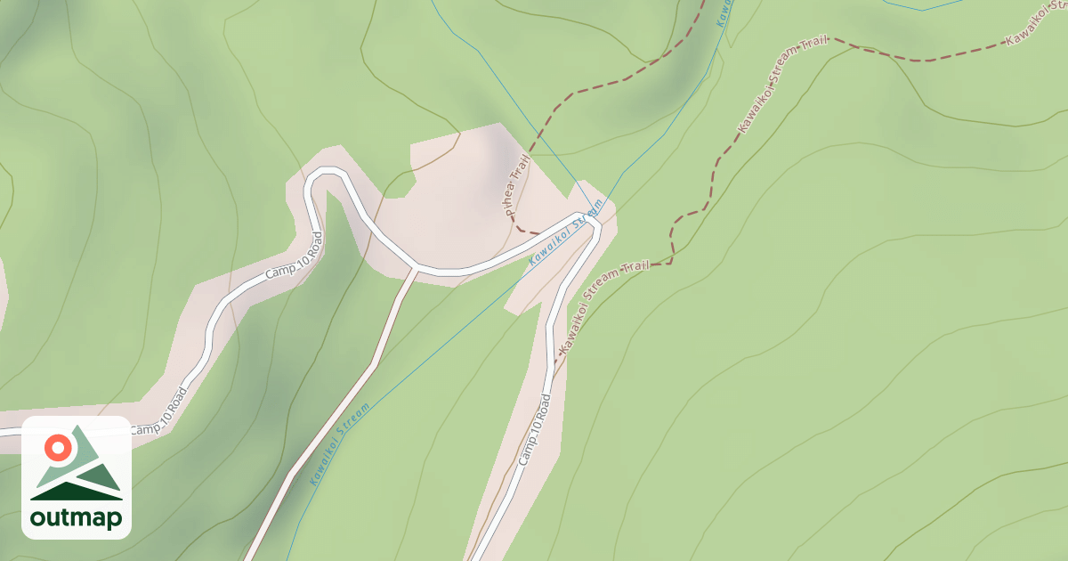 Map of Mohihi-Camp 10 Road