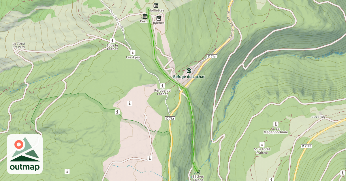 Map of Bâches