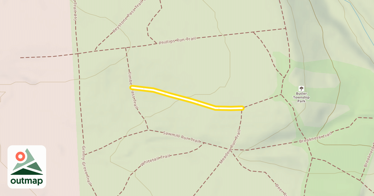 Map of Pine Grove Trail