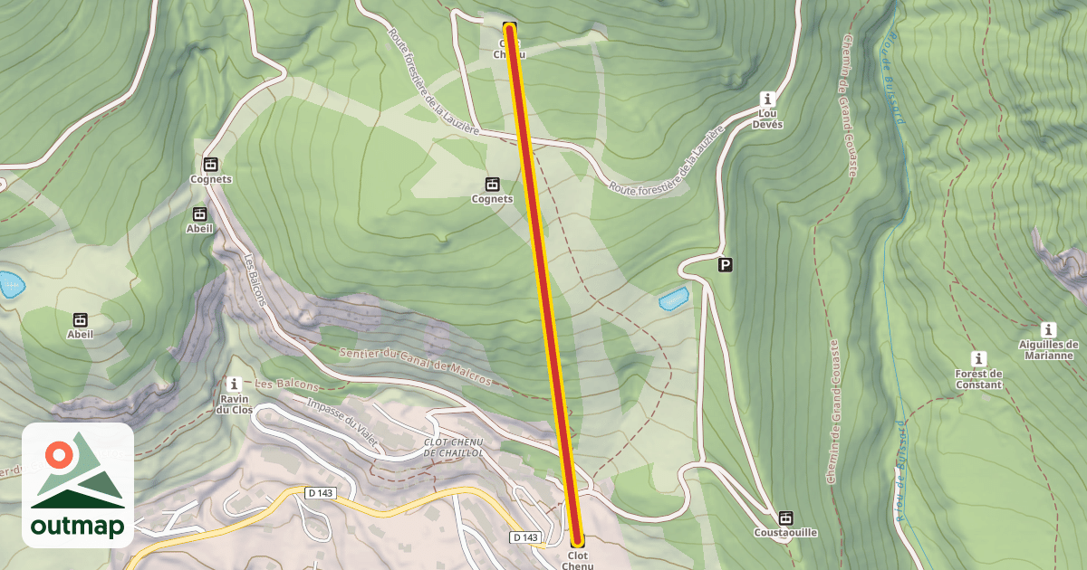 Map of Clot Chenu