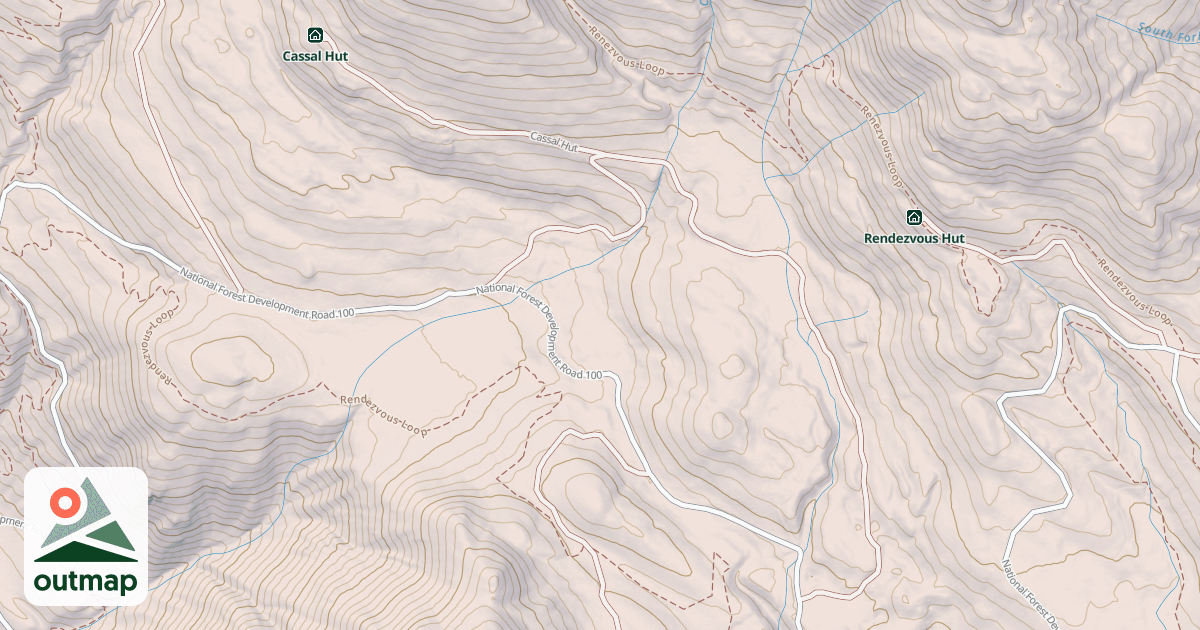 Map of GRIZZLY MTN. C