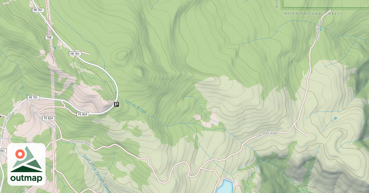 Map of IRON POINT
