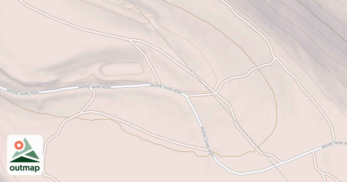 Map of Bloody Skillet ATV Trail