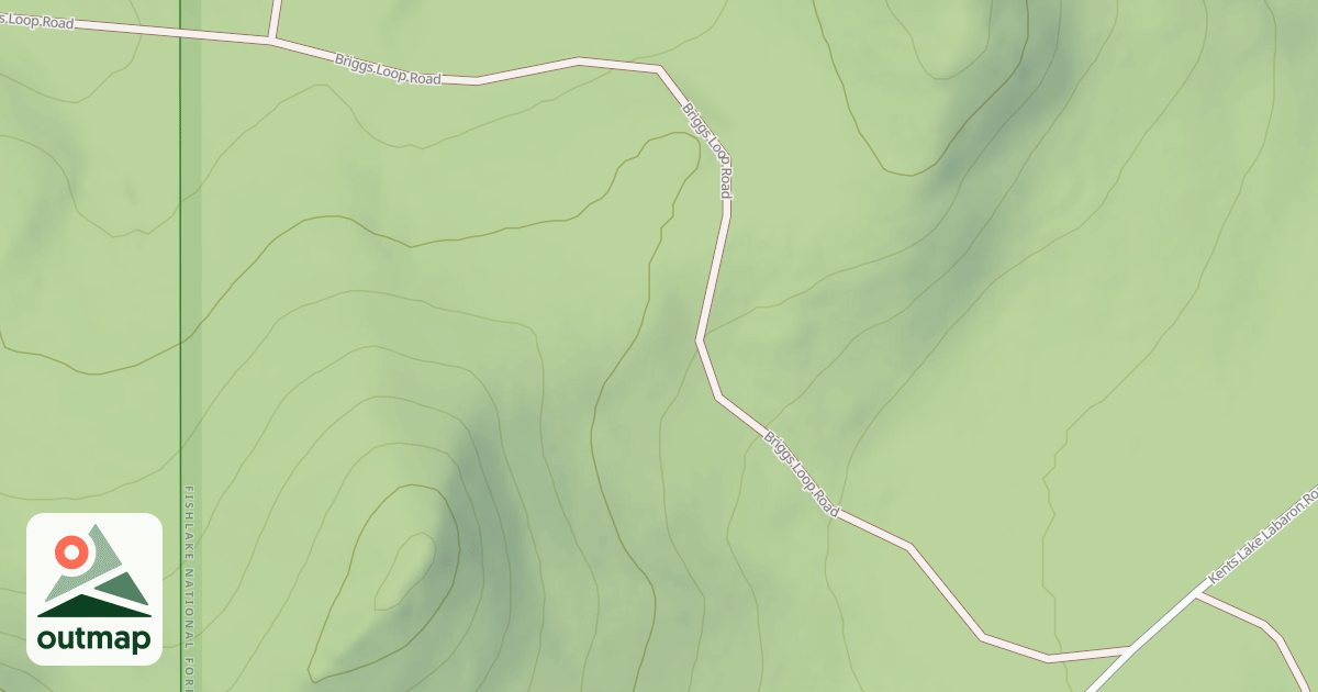 Map of BRIGGS LOOP