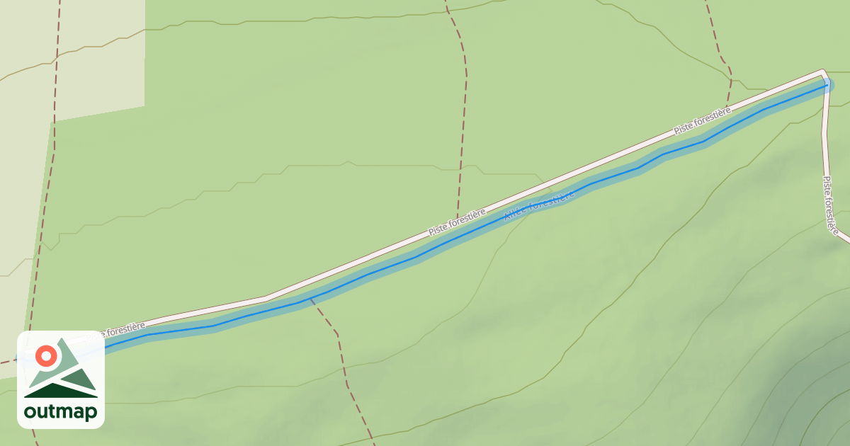 Map of Allée forestière