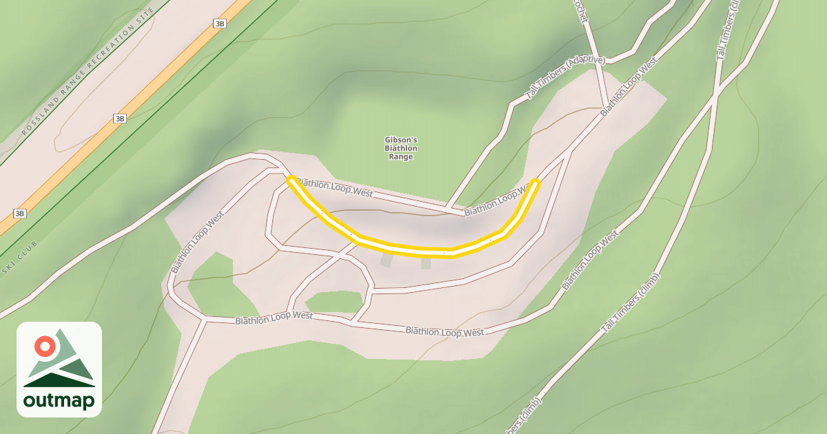 Map of Biathlon Loop