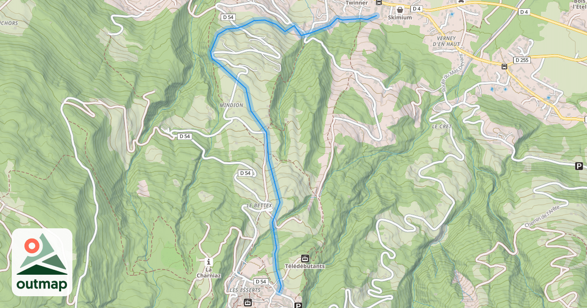 Map of Labérieu