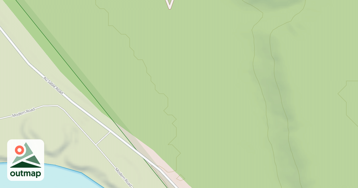 Map of ALCONA POND SPUR