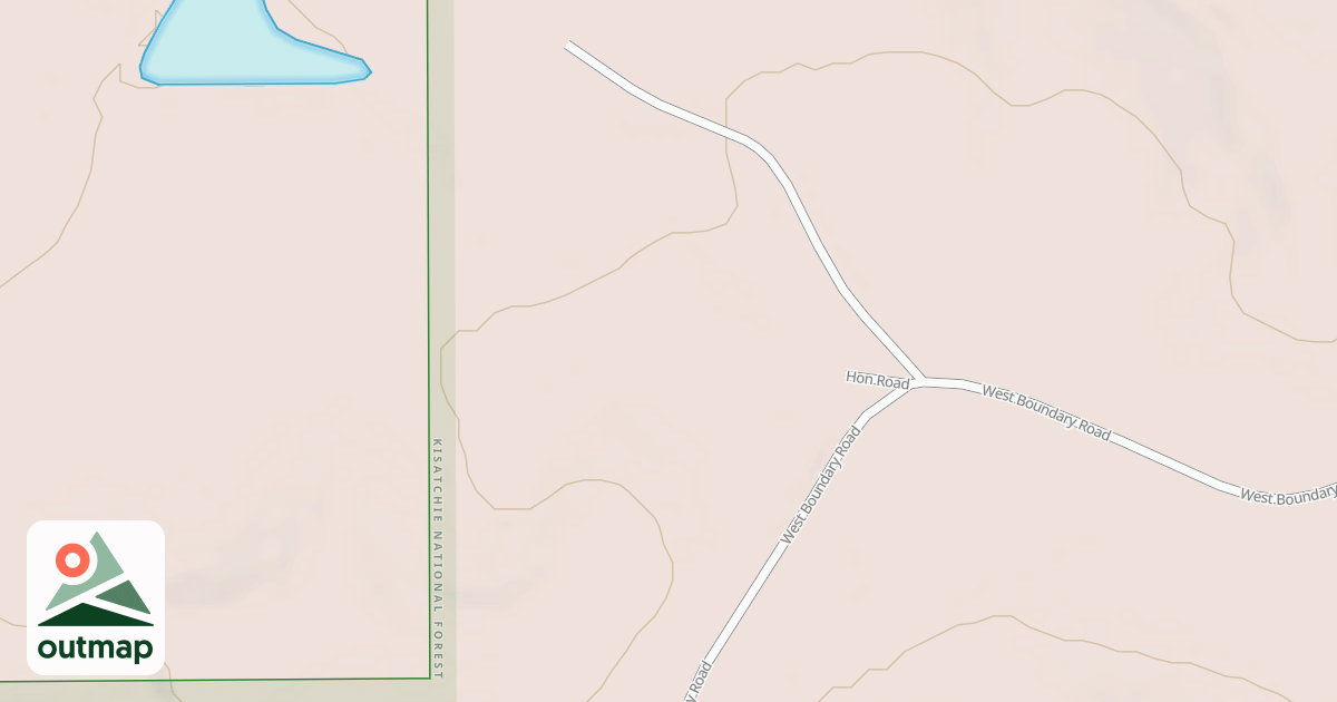Map of USFS Motor Vehicle Use Map Roads {AC80A598-89CB-4935-85DB-C9086C1B9E96}