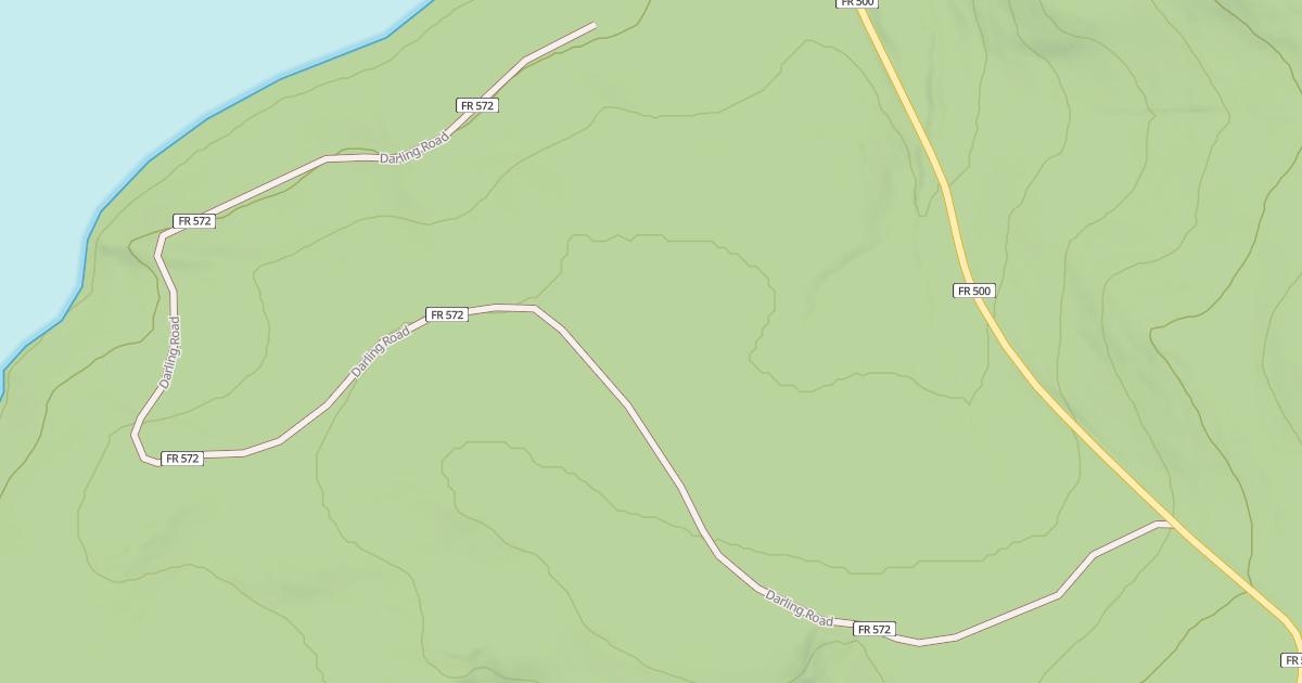 Map preview of DARLING ROAD