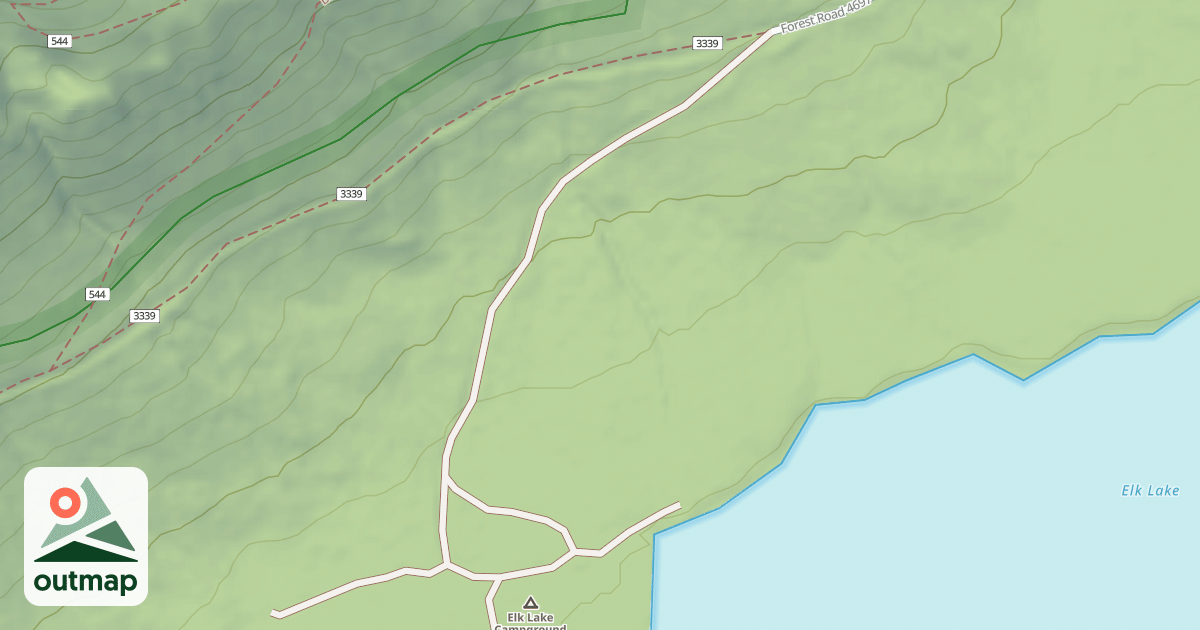 Map of USFS Motor Vehicle Use Map Roads {6E41D665-B014-4CD4-8141-0D559230B765}