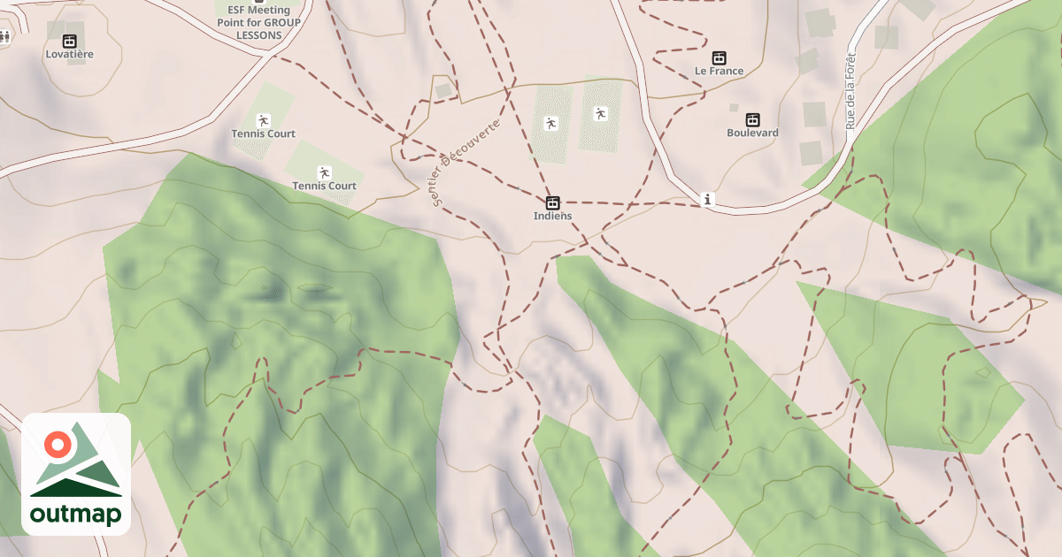 Map of Colorado Park