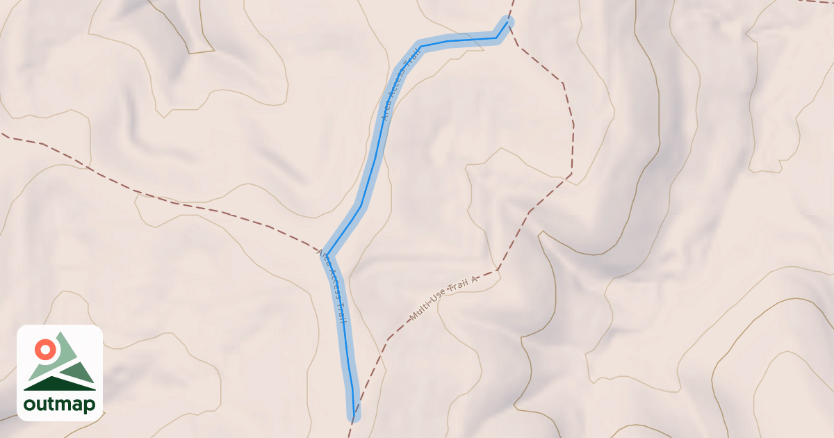 Map of Area Access Trail