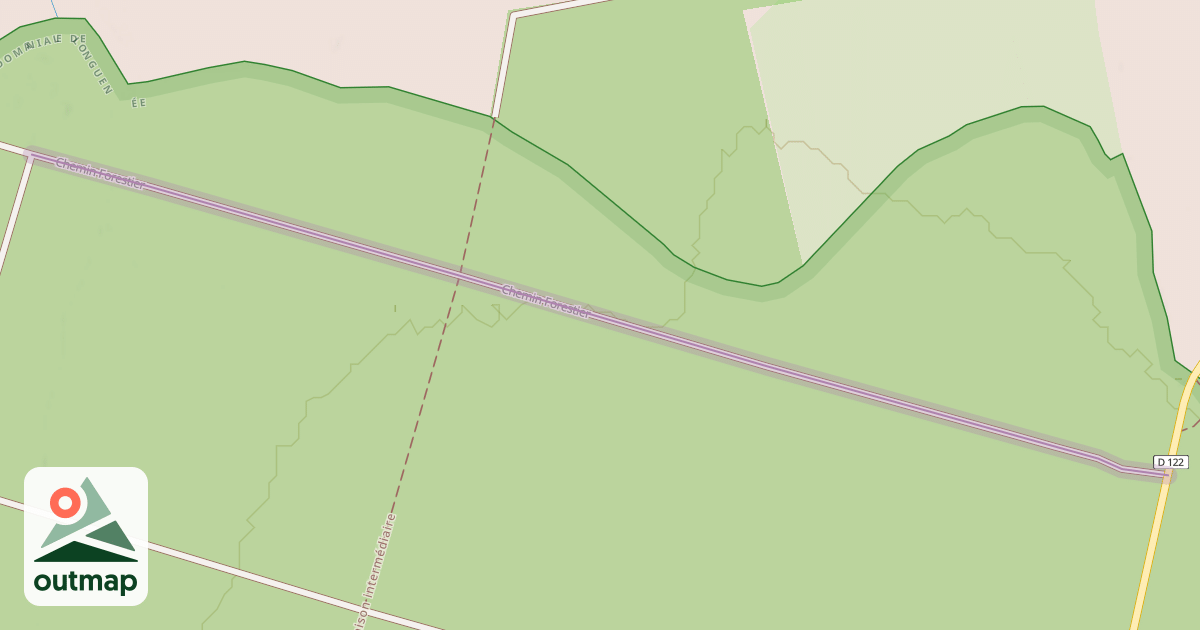 Map of Chemin Forestier