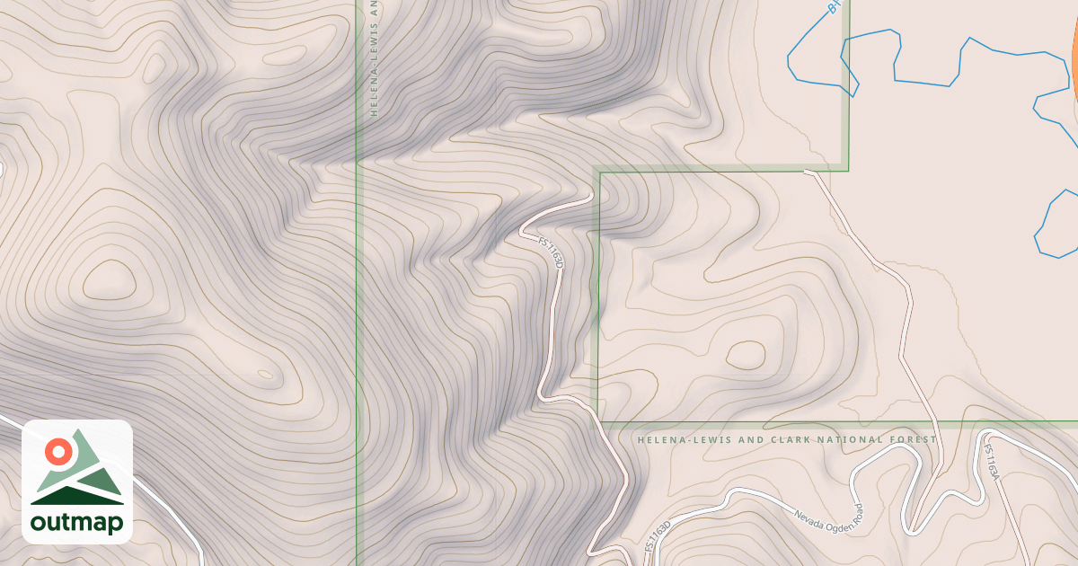 Map of TRAPPER MOUNTAIN #5