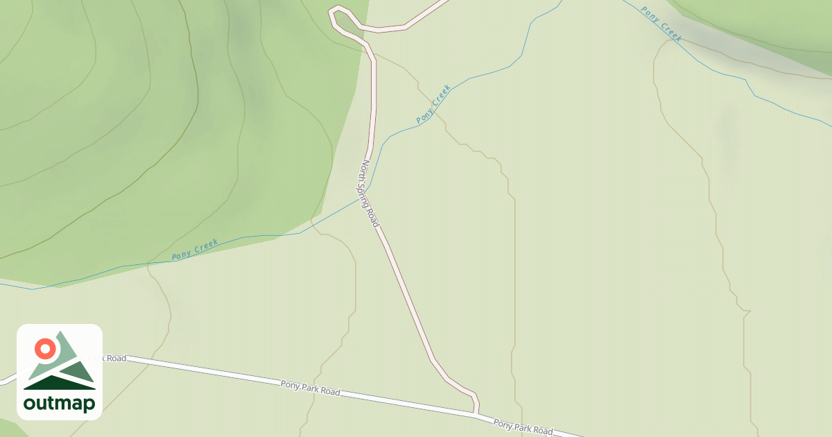 Map of NORTH SPRING