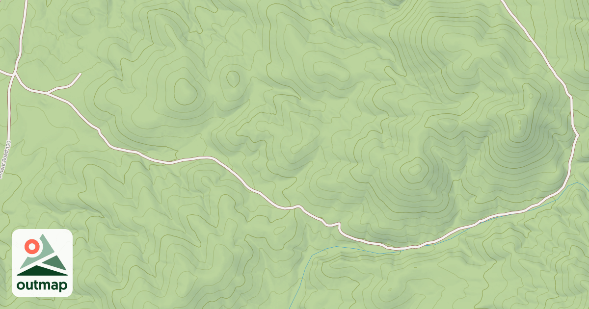Map of MILTON CANYON SPUR B